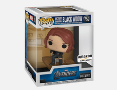 AMAZON EXCLUSIVE POP FUNKO VICTORY SHAWARMA BLACK WIDOW #759 AVENGERS DELUXE