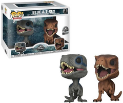 Funko Pop! Jurassic Park ,Blue and T-Rex (2-pack)