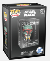 FUNKO POP! Star Wars Funko Shop Exclusive Die-Cast Boba Fett #01 Sealed, Could be a chase!