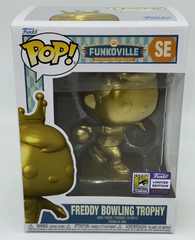 Funko Pop! SE Freddy Funko Bowling Trophy SDCC 2023 Official Exclusive Sticker