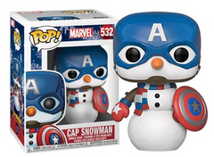 Funko POP Snowman Captain America #532 Marvel Christmas Holidays Vinyl Figure
