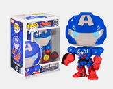 Funko Pop! Marvel Avengers Mech Strike Captain America #829 GITD