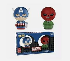 FUNKO DORBZ CAPTAIN AMERICA RED SKULL 2018 SDCC COMIC CON w/ OFFICIAL STICKER