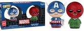 FUNKO DORBZ CAPTAIN AMERICA RED SKULL 2018 SDCC COMIC CON w/ OFFICIAL STICKER