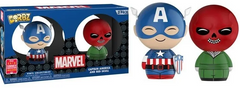 FUNKO DORBZ CAPTAIN AMERICA RED SKULL 2018 SDCC COMIC CON w/ OFFICIAL STICKER