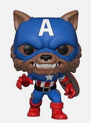 Funko Pop! Marvel - Capwolf (Captain America) Vinyl Action Figure #882