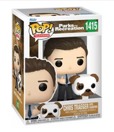 Funko Pop! Chris Traeger With Champion (#1415) – Parks and Recreation