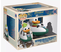 Funko Pop! Disneyland Resort 65th Anniversary: Matterhorn Bobsleds Attraction and Donald Duck #88 (crease on top)