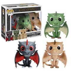 Funko Pop! Game of Thrones: Drogon, Rhaegal & Viserion