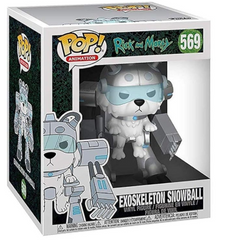 Funko Pop! Animation: Rick & Morty - Exoskeleton Snowball #569 6"Inch