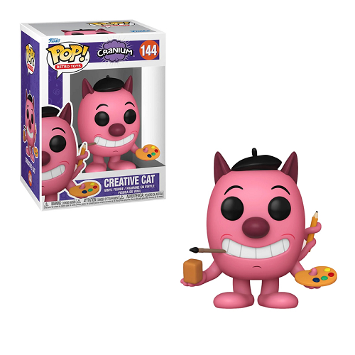 Funko Pop! Cranium: Creative Cat #144 with retail box