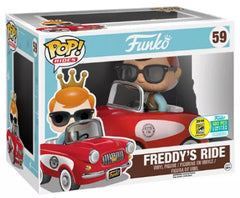 Funko Pop! Funko: Freddy's Ride (2016 San Diego Comic-Con, Limited Edition 500 Pieces) #59 (Box Damage)