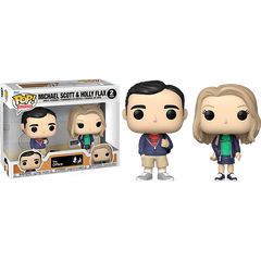 Funko Pop The Office Michael Scott and Holly Flax 2-Pack boxed