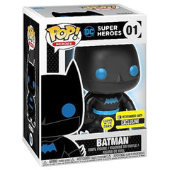 Funko Pop DC Super Heroes Batman glow 01 Entertainment Earth exclusive boxed
