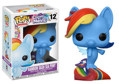 Funko Pop My Little Pony Rainbow Dash Sea Pony number 12 boxed figure