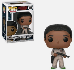 FUNKO POP TELEVISION STRANGER THINGS #548 GHOSTBUSTER LUCAS VAULTED