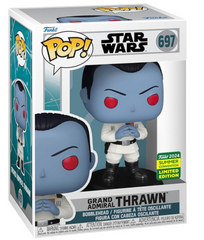 Funko Pop Grand Admiral Thrawn Star Wars 2024 Summer Convention Limited Edition 697
