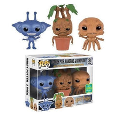 Funko Pop! Harry Potter: Cornish Pixie, Mandrake & Grindylow (2016 Summer Convention) (3-Pack)