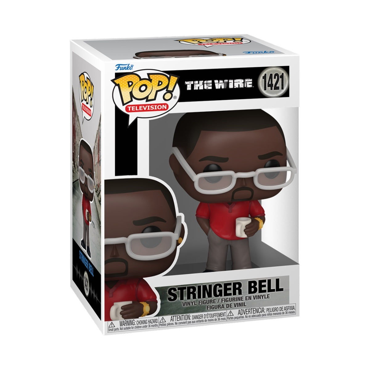 Funko Pop The Wire Stringer Bell number 1421 in box