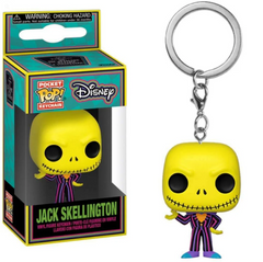Funko Pocket Pop! Keychain - Disney The Nightmare Before Christmas - Jack Skellington (Blacklight)