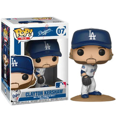Funko Pop! MLB Los Angeles Dodgers: Clayton Kershaw #07 in retail box