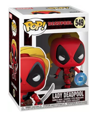 Funko Pop! Lady Deadpool (#549) – Marvel (Pop in a box Exclusive)
