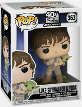 LUKE SKYWALKER AND YODA FUNKO POP STAR WARS EMPIRE STRIKES BACK #363
