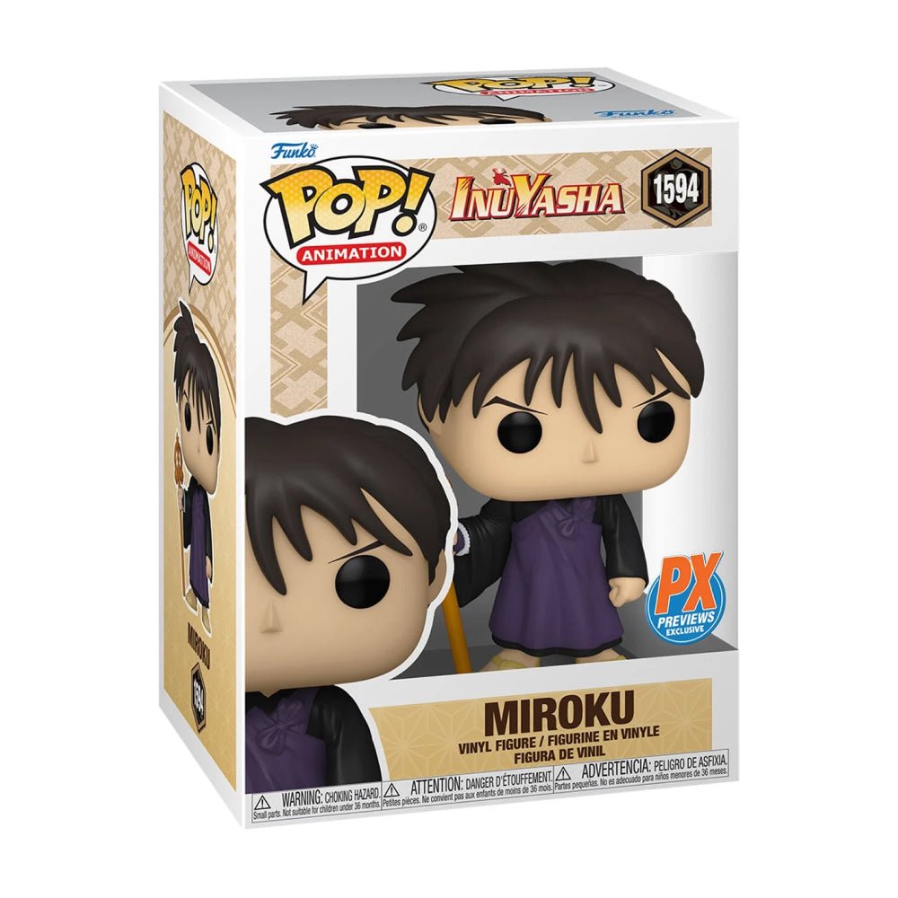 Funko Pop Miroku PX Previews Exclusive number 1594 boxed