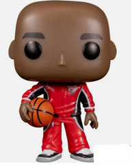 Funko POP #84 NBA Michael Jordan Red Warm Up Suit Exclusive
