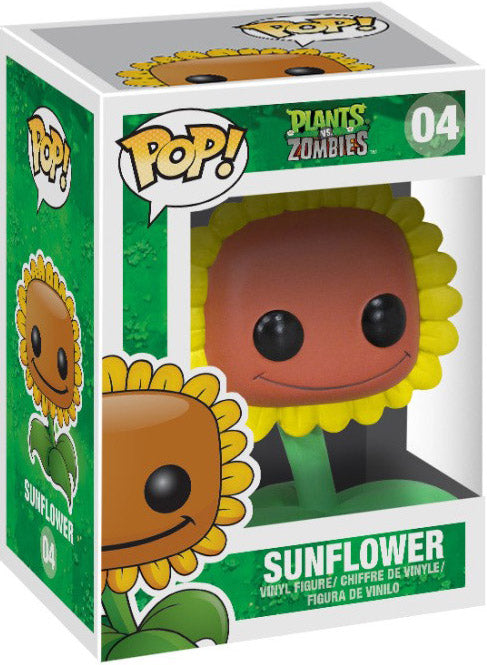 Funko Pop Plants vs Zombies Sunflower number 04 boxed
