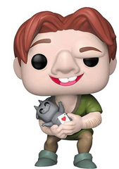 Funko Pop Hunchback of Notre Dame Quasimodo Holding Gargoyle SDCC Shared Sticker Exclusive
