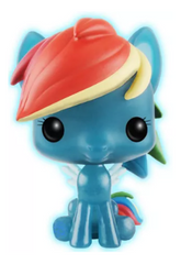 Funko Pop! Rainbow Dash #04, GITD, Walmart Exclusive, My Little Pony