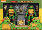NECA: Teenage Mutant Ninja Turtles: Raphael and Michelangelo 6-inch Action Figure