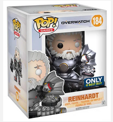 Funko POP! Games: Overwatch - Reinhardt #184 Best Buy Exclusive 6" Vinyl Figure