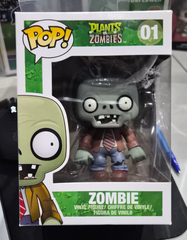 Funko Pop! Plants vs. Zombies: Zombie #01 (glue residue)