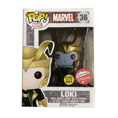 Funko Pop! Marvel Thor: The Dark World: Loki (Frost Giant) (Glow) (Fugitive Toys Exclusive) #36