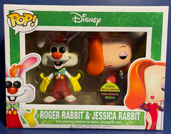 Funko Pop Disney Roger And Jessica Rabbit 2-pack 2014 Asia Exclusive