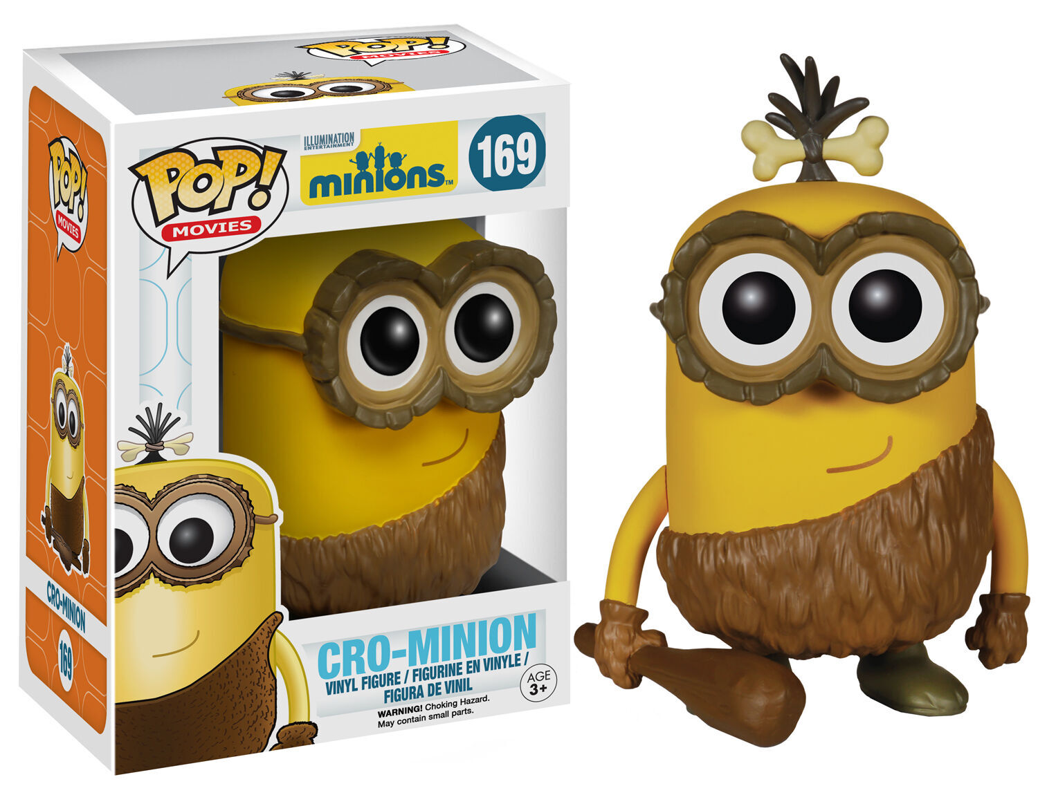 Funko Pop! Minions: Cro-Minion #169 in retail box
