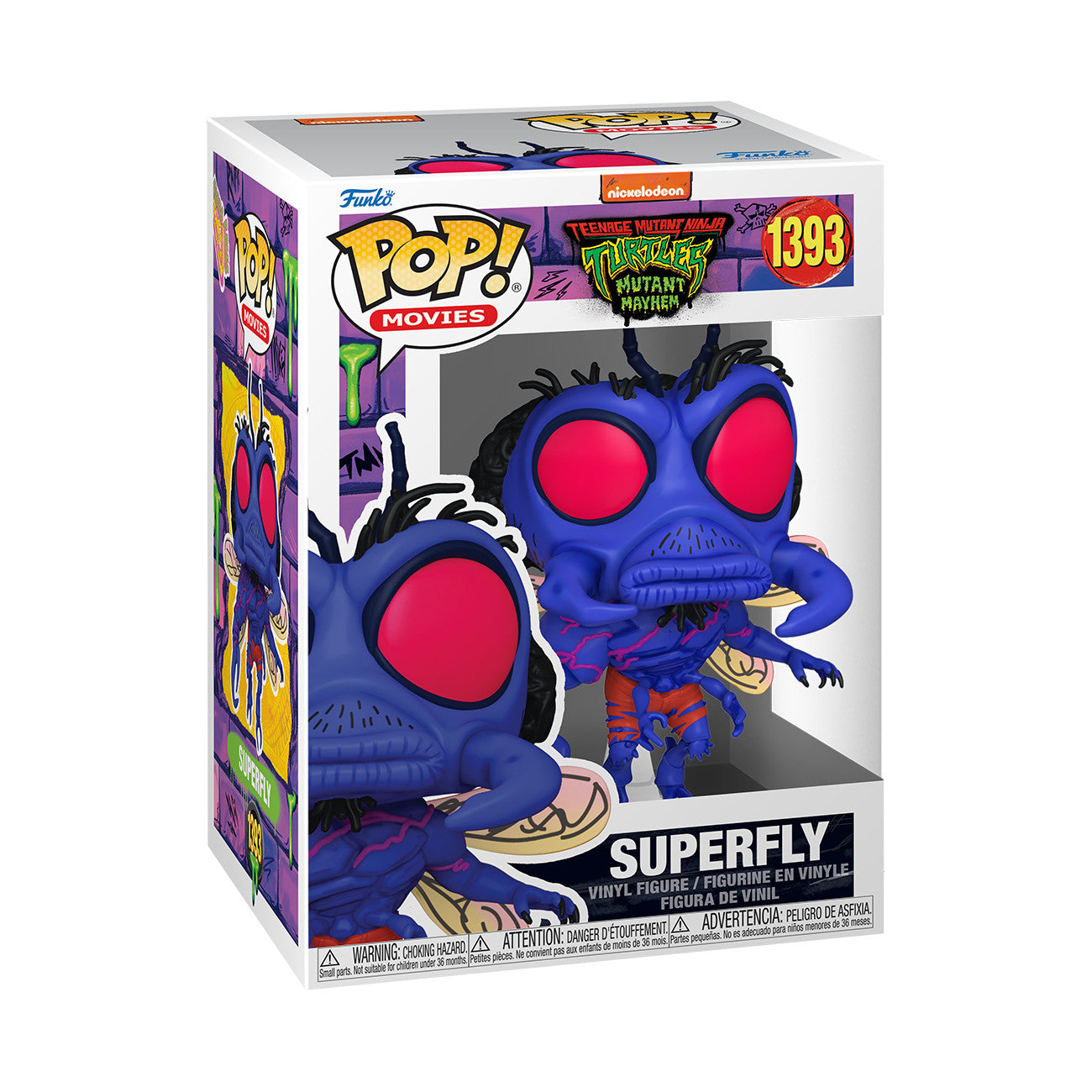 Funko Pop! Teenage Mutant Ninja Turtles Mutant Mayhem: Superfly #1393 in retail box