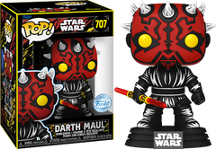 Funko Pop! Star Wars Darth Maul Retro Funko Special Edition #707 boxed
