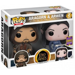 Funko Pop! The Lord of the Rings: Aragorn & Arwen (2017 Summer Convention) 2-Pack