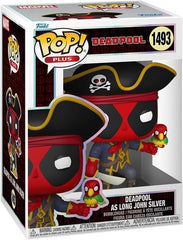 Funko Pop! Marvel: Deadpool as Long John Silver #1493 boxed figure