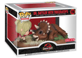 Funko Pop! Jurassic Park: Dr. Sattler with Triceratops (Target Exclusive) #1198 (tape on back)
