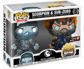 Funko POP! Games: Scorpion & Sub-Zero 2 Pack Gamestop Exclusive