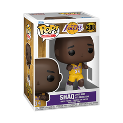 Funko Pop! NBA Los Angeles Lakers: Shaq (2000 WCF Celebration) #208 with retail box