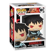 Funko Pop! Animation 981 Fire Force Shinra with Fire Pop Vinyl Figure