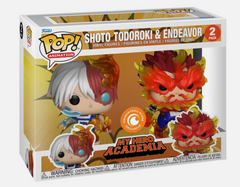 Funko Pop 2 Pack : Shoto Todoroki & Endeavor 2 Pack Vinyl