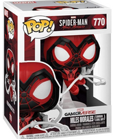 Spider-Man Miles Morales Crimson Cowl Suit Pop # 770 Marvel Gamerverse Vinyl Figure