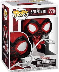 Spider-Man Miles Morales Crimson Cowl Suit Pop # 770 Marvel Gamerverse Vinyl Figure