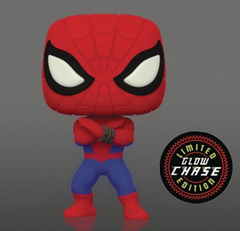 Funko Pop Marvel: Spider Man Japanese Series GITD Chase #932